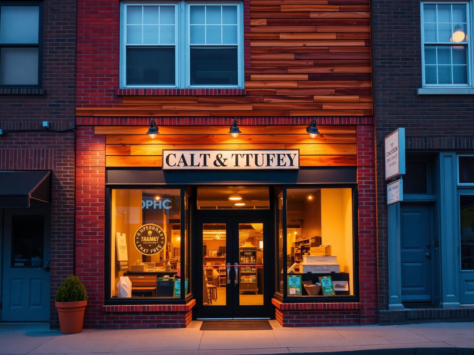 A downtown Chattanooga storefront, open for business in 22 days